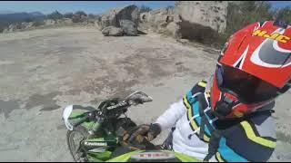 Davis and Mike dirt riding at 4 corners CA 2015