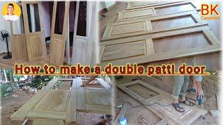 Double Painal Darvaja Kaise Banate Hai //Great working Bk Carpenter//#bkcarpenter #woodworking