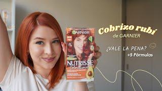 REVIEW TINTE COBRIZO RUBÍ 6646 DE GARNIER + 5 fórmulas de color️‍