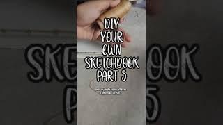 Cara bikin bookbinding sketchbook sendiri (Indo voiceover) | TikTok part 1-6