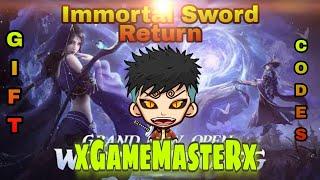 Immortal Sword: Return Gift Codes | How to redeem gift codes | #giftcodes #mmorpgandroid