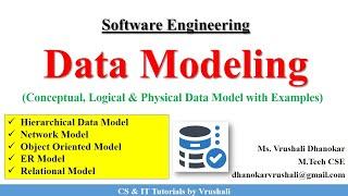 SE 20 : Data Modeling Types & Techniques with Examples