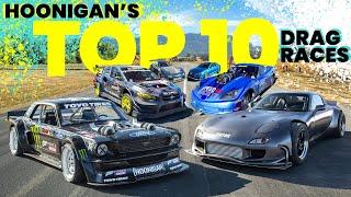 INSANE No Prep Drag Racing Compilation! Ken Block’s Hoonicorn, IROZ, Rob Dahm, & Lia Block LINE UP!