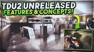 TDU2 Unreleased Features & Concept Art! | Treasure Island Airport, Watch Store & More!