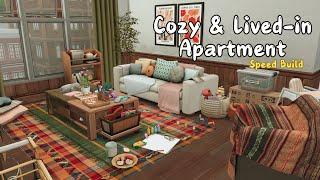 Cozy & Lived-in Sinlge Mom's apartment || Sims 4 CC Speed Build || CC included