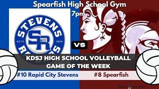 Spearfish vs Rapid City Stevens: KDSJ Volleyball Game of the Week