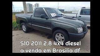 vendida S10 2011 cabine simpres 4x4 diesel a venda em Brasília df feirao.