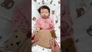 This cute sleeping reborn baby doll  #reborndoll #rebornbaby #shorts