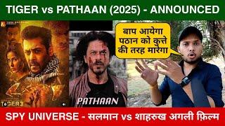 TIGER vs PATHAAN ANNOUNCED, Salman Khan, Shah Rukh Khan, Release Date Update #tiger3 #pathaan #SRK