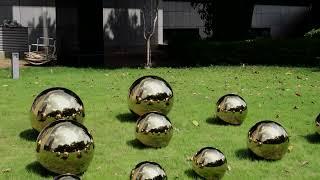 sculpture0755.com, Stainless Steel Spherical Sculpture: The Beauty of Titanium