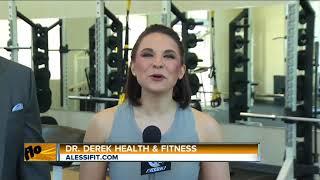 Courtney Corbetta visits Dr Derek Health and Fitness