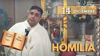 EVANGELIO DE HOY sábado 14 de diciembre del 2024 - Padre Arturo Cornejo