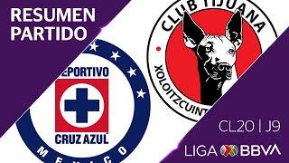 Resumen y Goles  | Cruz Azul vsTijuana | Jornada 9 - Clausura 2020  | Liga BBVA MX