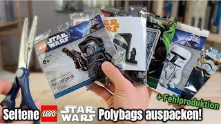 Nicht nachmachen: Seltene LEGO Polybags & Fehlproduktion öffnen! | Star Wars Minifiguren