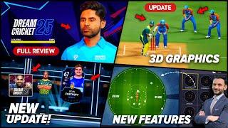 Dream Cricket 25 - New Update: Full Review | 3D Gameplay & New Features | Commentary, Jersey!