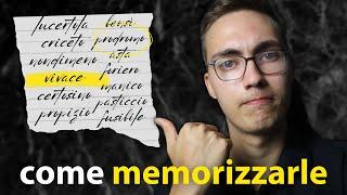 How to MEMORIZE any word, forever 