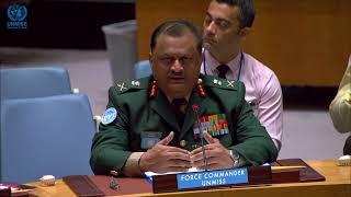 UNMISS Force Commander briefs UN Security Council on protection of civilians
