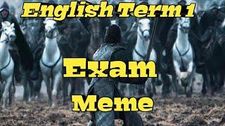 English Term-1 Boards Exam Meme || Vedantu Rockers || GOT || @Vedantu9_10 @K R Abhishek