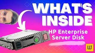 What is inside an enterprise hard disk ? "HP 300GB 10K SFF" #hpe #storage