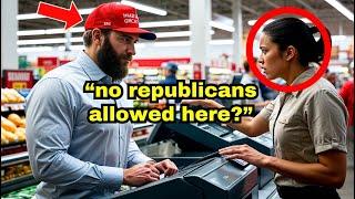 Cashier Refuses To Sell To Republican Man Wearing MAGA Hat, Later Finds Out He Owns The Store