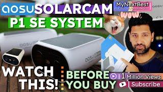 aosu SolarCam P1 SE System #unboxed #trending #tech #affordable #homesecurity #camera #viralvideo