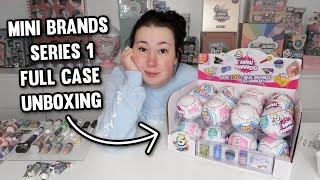 unboxing my last case of series 1 mini brands