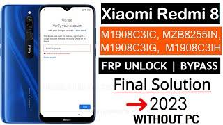 Redmi 8 FRP Bypass Miui 12.5 | Redmi 8 Google Account Bypass | Redmi 8 Frp Bypass Without Pc