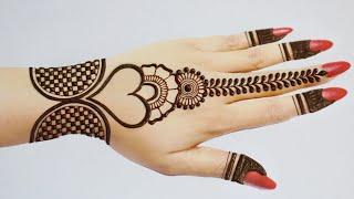 Backhand mehndi design simple arabic | latest mehndi designs |easy mehandi design |mehandi ka design