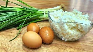 I take Cottage Cheese and Green Onions and eggs. Few people know this secret. Why didn't I know