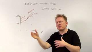 markowitz portfolio theory capital market line cfa-course.com