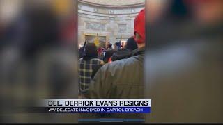 WV Delegate Derrick Evans announces resignation from House of Delegates
