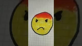 РИСУНОК ЗЛОЙ СМАЙЛИК #shorts