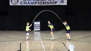 Double Dutch Singles Freestyle - Miles, Brandon, Megan