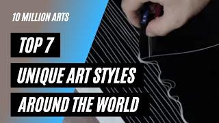 The most unique art styles in world | Unique Artists and their art forms ‍