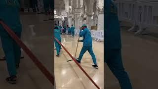 cleaning in Masjid al Haram | khana kaba | makkah | safai video