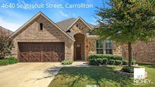 SOLD | Carrollton Homes for Sale | 4640 Seabiscuit Street in Mustang Park