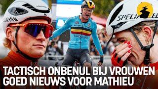 Tactisch onbenul bij de vrouwen leidt goed nieuws voor Mathieu van der Poel a