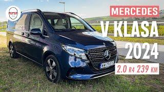 Mercedes V Klasa 2024 V300d test PL Pertyn Ględzi