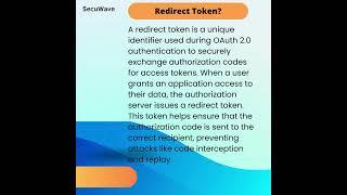 Redirect Token in Cyber Security. #codenewbie #codenewbies #codewithus #codelife #codinginspiration