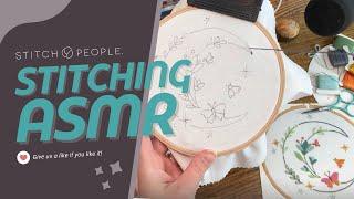 LIVE: Relaxing ASMR Stitching  Slow Stitching & Cozy Ambiance