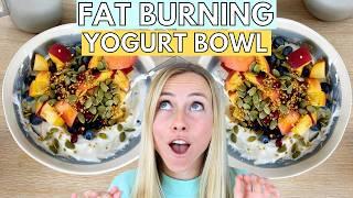 My FAT BURNING Yogurt Bowl!! [*Super* High Protein and EASY]