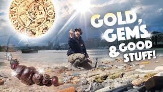 GOLD, GEMS and Good stuff! Mudlarking the River Thames, London