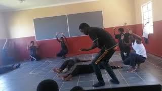 Zinqobele Secondary School (Dramatic Art students rehearsal)