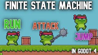 Simplest Way to Create a State Machine in Godot 4 (detailed tutorial)