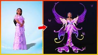 Cartoon Glow Up Into Butterfly |Amazing Wow