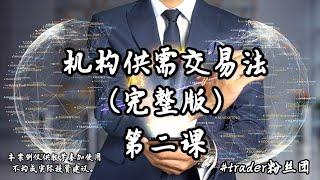 Trader团队学生班《机构供需交易法—第二课》教学直播(重点：供需4形态、动线和静线的概念）#交易计划 #trader粉丝团 #财经 #机构订单原理#技术分析 #教学