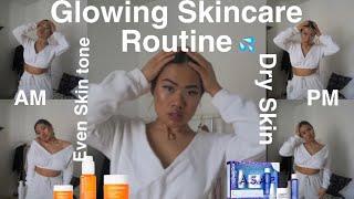 My Current Glowy Skincare Routine 2020 | Fading "Acne" Scars with Ole Henriksen Skincare | #oleglow