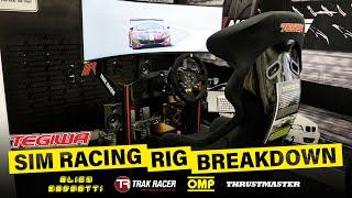 TEGIWA SIM RACING RIG BREAKDOWN!! + OMP HELMET GIVEAWAY!!