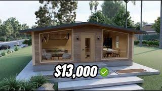 7x9m Modern Small House Design | 2-Bedroom Cabin House Tour