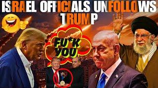 Donald Trump abuses iran and israel in front of world media, Pakistani Nobel Prize ka asar hai bhai